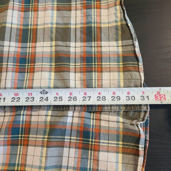 Eddie Bauer Classic Fit Plaid Button Up Shirt Long Sleeve 2XL - Picture 8 of 8